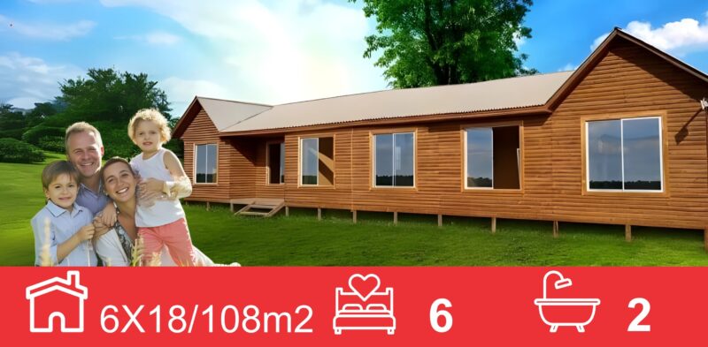 Casa 6x18/ 108 m2